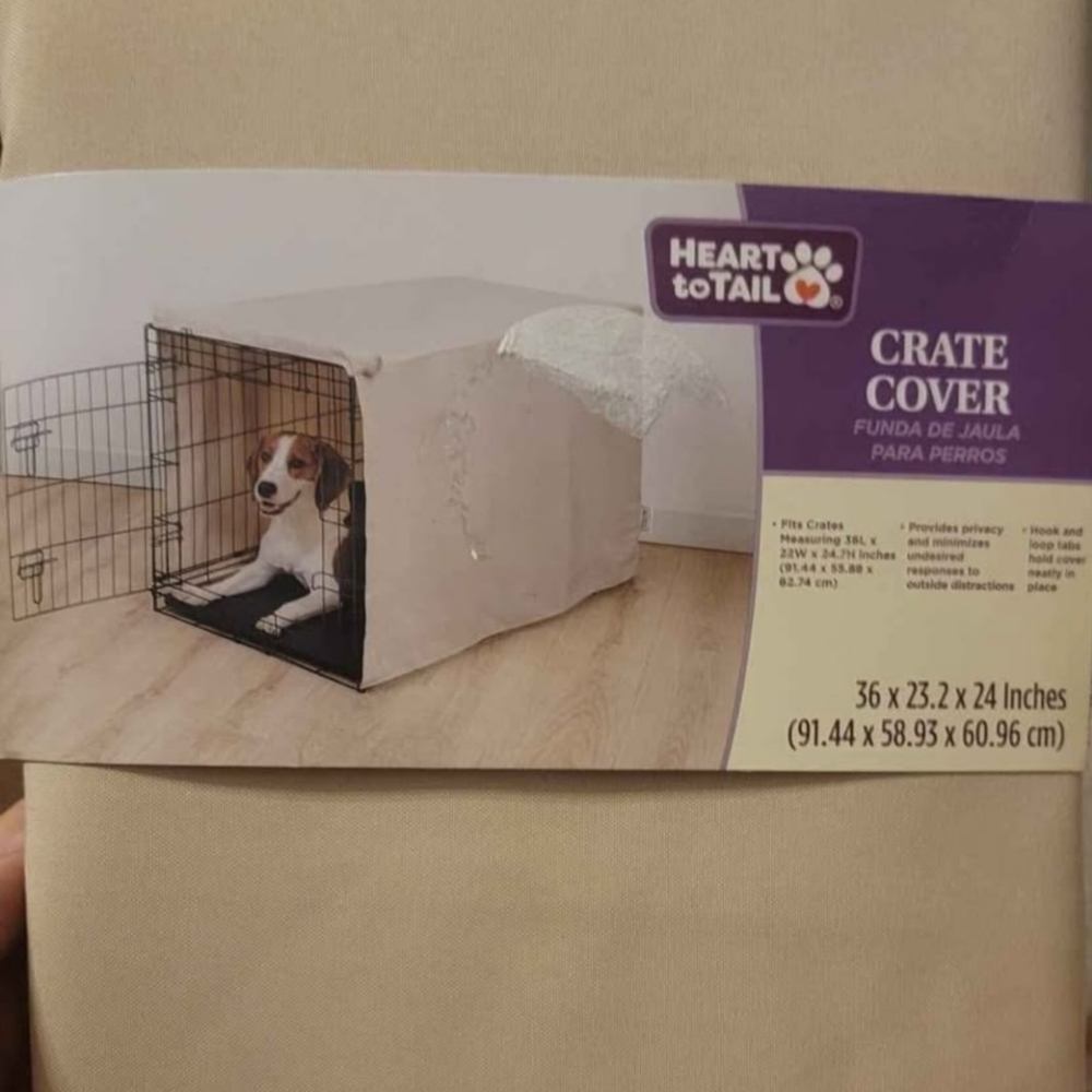 Heart to Tail Crate Cover
